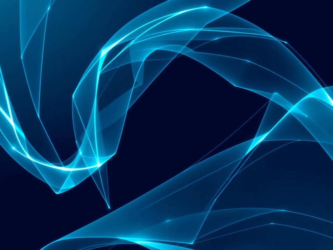 Abstract flowing digital transformation visualization